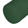 vidaXL Cuscini a rullo 2 pcs Verde Scuro Ø 25 x 70 cm Tessuto in Cords