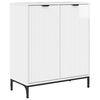 vidaXL Credenza Bianco Lucido 69,5 x 33 x 82 cm Legno multistrato