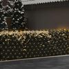 vidaXL Luci di Natale Rete Bianco Caldo 4x4m 544 LED Interni Esterni