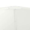 vidaXL Fioriera Bianco 60 x 60 x 35 cm Acciaio
