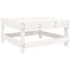 vidaXL Set Divani da Giardino 11 pz Bianco in Legno Massello di Pino