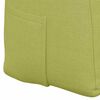 vidaXL Cuscino per Schiena Verde chiaro 120 x 24 x 50 cm Tessuto