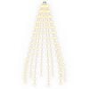 vidaXL Ghirlande luminose per alberi di Natale 150 LED Bianco caldo