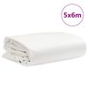 vidaXL Telone Bianco 5x6 m 650 g/m&sup2;