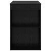 vidaXL Tavolo da bar Rovere Nero 102 x 70 x 103,5 cm Legno multistrato