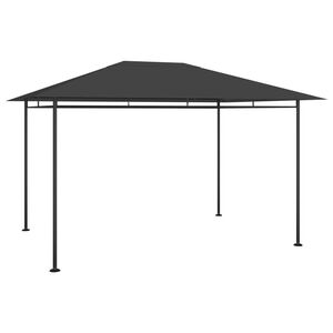 vidaXL Gazebo 384x281x270 cm Antracite 180 g/m&sup2;