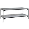 vidaXL Tavolino da Salotto Grigio Sonoma 80x50x40 cm Legno Multistrato
