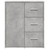 vidaXL Credenza Grigio Cemento 60x31x70 cm in Legno Multistrato