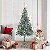 vidaXL Albero di Natale artificiale Verde 180 cm PVC e Acciaio