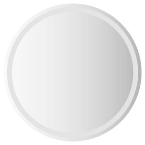 vidaXL Specchio da bagno LED Trasparente &Oslash; 70 cm vetro temperato