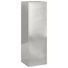 vidaXL Supporto per piante 2 pcs Argento 24 x 24 x 75 cm
