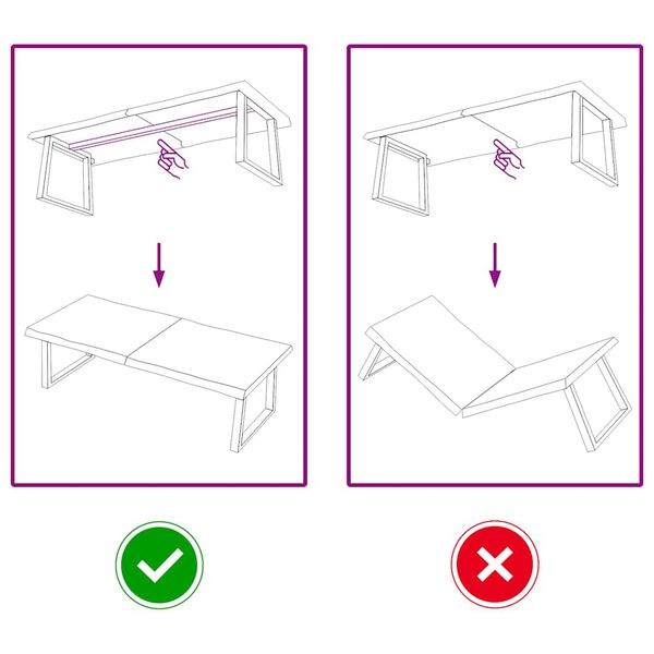 vidaXL Piano per Tavolo 140x60x(2-6) cm Rovere Non Trattato Bordi Vivi