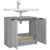 vidaXL Mobile Bagno Grigio Sonoma 64,5x33,5x59 cm in Legno Multistrato