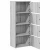 vidaXL Libreria Grigio Sonoma 40x24x102 cm in Legno Multistrato