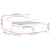 vidaXL Divano Letto Estraibile Materassi Grigio Chiaro 90x190 Tessuto