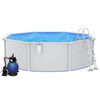 vidaXL Piscina con Pompa Filtro a Sabbia e Scaletta 460x120 cm