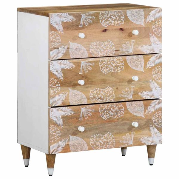 vidaXL Credenza 60x33,5x75 cm in Legno Massello di Mango