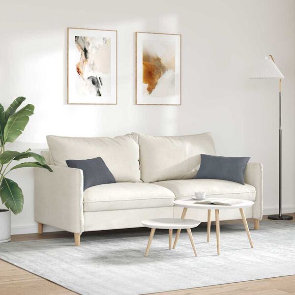 vidaXL Cuscini da Divano 2 pcs Grigio scuro 50 x 30 cm