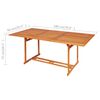 vidaXL Set da Pranzo da Giardino 9 pz con Cuscini in Legno di Teak
