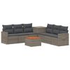 vidaXL Set di divani 8 pz Grigio e Grigio Scuro