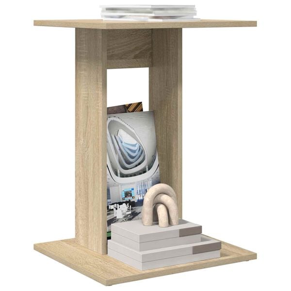 vidaXL Tavolo laterale Rovere Sonoma 45 x 40 x 62,5 cm