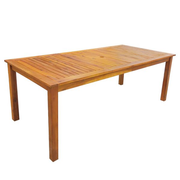 vidaXL Set da Pranzo da Giardino 7 pz in Legno Massello di Acacia