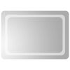 vidaXL Specchio da Bagno con Luci LED 70x50 cm
