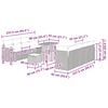 vidaXL Set Divano da Giardino 11 pcs Nero polyrattan