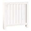 vidaXL Copertura Termosifone Bianca 79,5x19x84 cm Legno Massello Pino