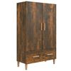 vidaXL Credenza Rovere Fumo 70x31x115 cm in Legno Multistrato