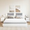vidaXL Comodini 2 pz Bianco 30x30x40 cm in Legno Ingegnerizzato