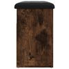 vidaXL Panca Porta Scarpe Rovere Fumo 62x32x50 cm Legno Multistrato