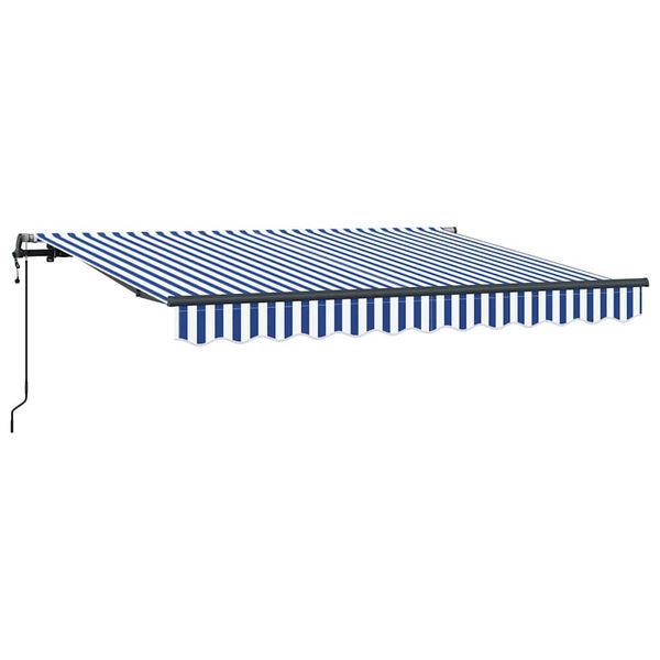 vidaXL Tenda Retrattile Blu 300 x 200 cm Tessuto
