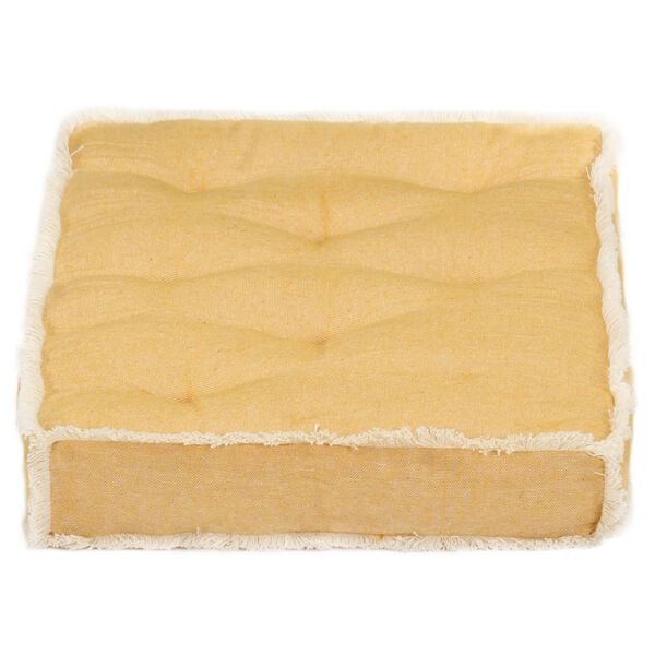 vidaXL Cuscino per Divano in Pallet Giallo 73x40x7 cm