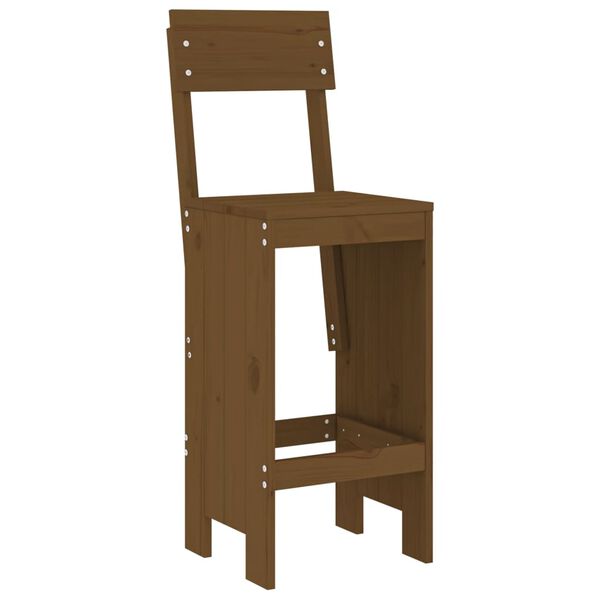 vidaXL Set Bar da Giardino 5 pz ambra in Legno Massello di Pino