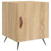 vidaXL Comodino Rovere Sonoma 40x40x50 cm in Legno Multistrato