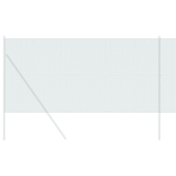 vidaXL Recinzione Esagonale Verde 1.2 x 50 m Acciaio