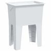 vidaXL Vasca per Lavanderia Bianca 59x41x75 cm in Resina