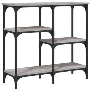 vidaXL Tavolo Consolle Grigio Sonoma 80x29x75 cm in Legno Multistrato