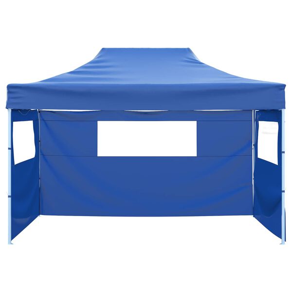 vidaXL Tenda Party Blu 280 x 410 x 315 cm Tessuto Oxford
