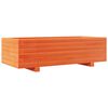 vidaXL Fioriera Giardino Marrone Cera 90x40x26,5cm Legno Massello Pino
