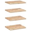 vidaXL Mensole da Parete 4 pz 40x30x2 cm Legno Acacia Non Trattato
