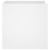 vidaXL Comodino Bianco 45x50x50 cm in Truciolato