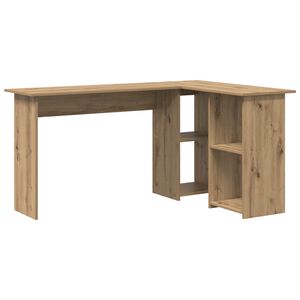 vidaXL Scrivania Rovere artigianale 142 x 102 x 73 cm