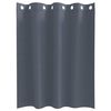 vidaXL Tende Blackout con Anelli 2 pcs Antracite 140 x 140 cm