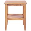 vidaXL Tavolino da Salotto 40x40x50 cm Quadrato Legno Massello di Teak