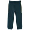 Pantaloni Tuta per Bambini con Coulisse Verde Muschio 116