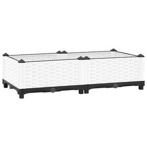 vidaXL Fioriera Rialzata 80x40x23 cm in Polipropilene