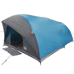 vidaXL Tenda tunnel con tetto Blu 500 x 348 x 200 cm taffetà