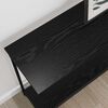 vidaXL Tavolo consolle con lo scaffale Rovere nero 101 x 30.5 x 75 cm